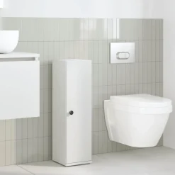 Meubelsets*vidaXL Badkamerkast met rolhouder 20,5x22x72 cm Wit