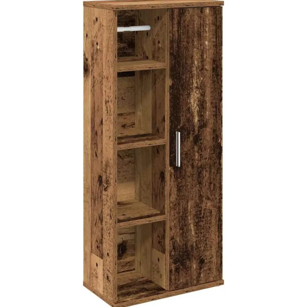 Badkamerkast met rolhouder 39x22x90 cm kleurig>vidaXL Best