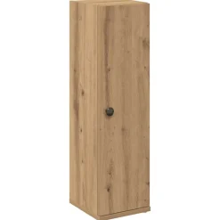 Badkamerkast met rolhouder 20,5x22x72 cm artisanaal eikenkleur>vidaXL Hot