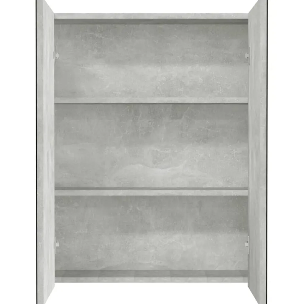 Badkamerkast met spiegel 60x15x75 cm MDF>vidaXL Online
