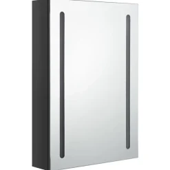 Badkamerkast met spiegel en LED 50x13x70 cm><noscript><img width=