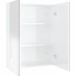 Badkamerkast met spiegel 60x15x75 cm MDF>vidaXL New