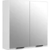 Kasten & Opbergmeubelen*vidaXL Badkamerkast met spiegel 64x20x67 cm wit