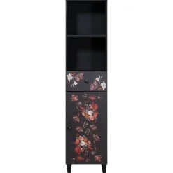 Meubelsets*vidaXL Badkamerkast Multikleur 38 x 33,5 x 160 cm Massief Mango Hout
