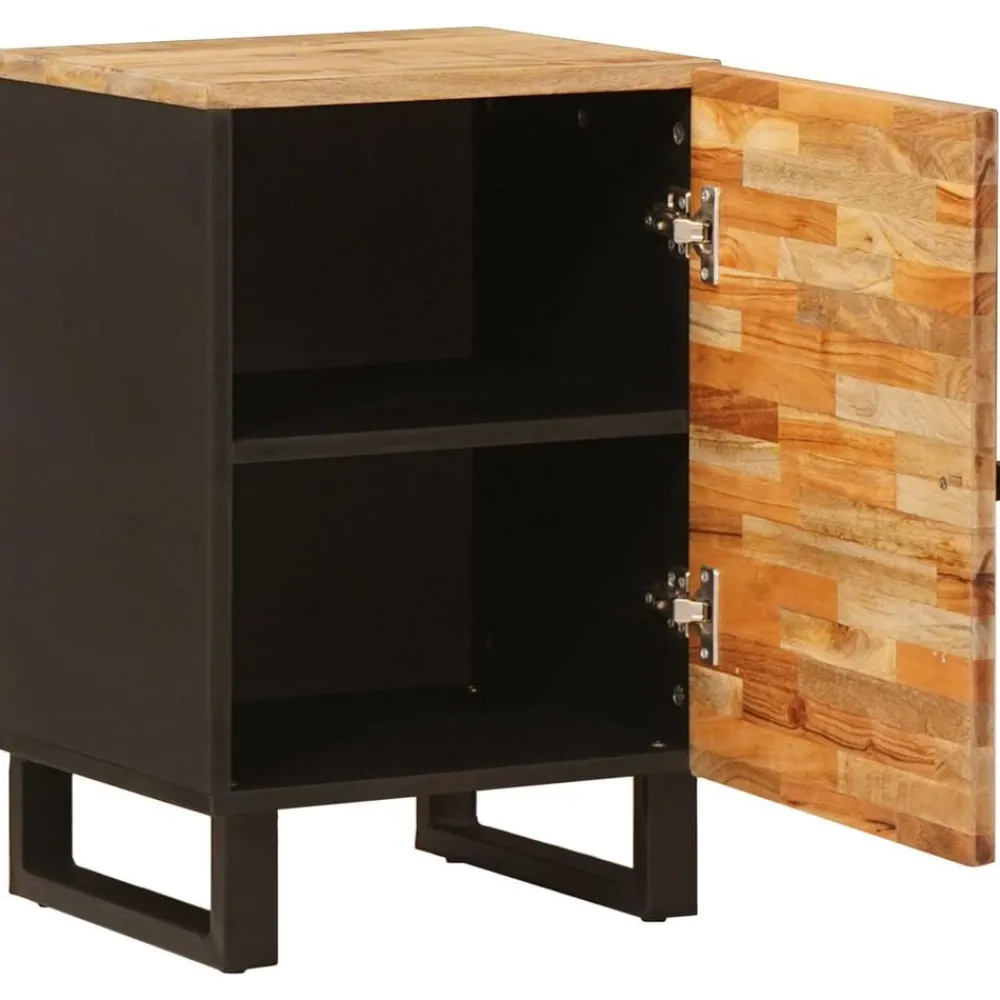 Badkamerkast Naturel 38 x 33 x 58 cm Massief Mango Hout>vidaXL Clearance