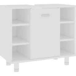 Badkamerkast 60x32x53,5 cm bewerkt hout>vidaXL Hot