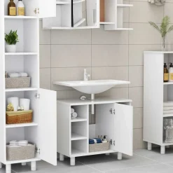 Badkamerkast 60x32x53,5 cm bewerkt hout><noscript><img width=