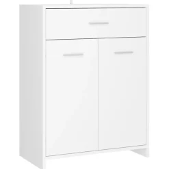 Meubelsets*vidaXL Badkamerkast 60x33x80 cm bewerkt hout Wit