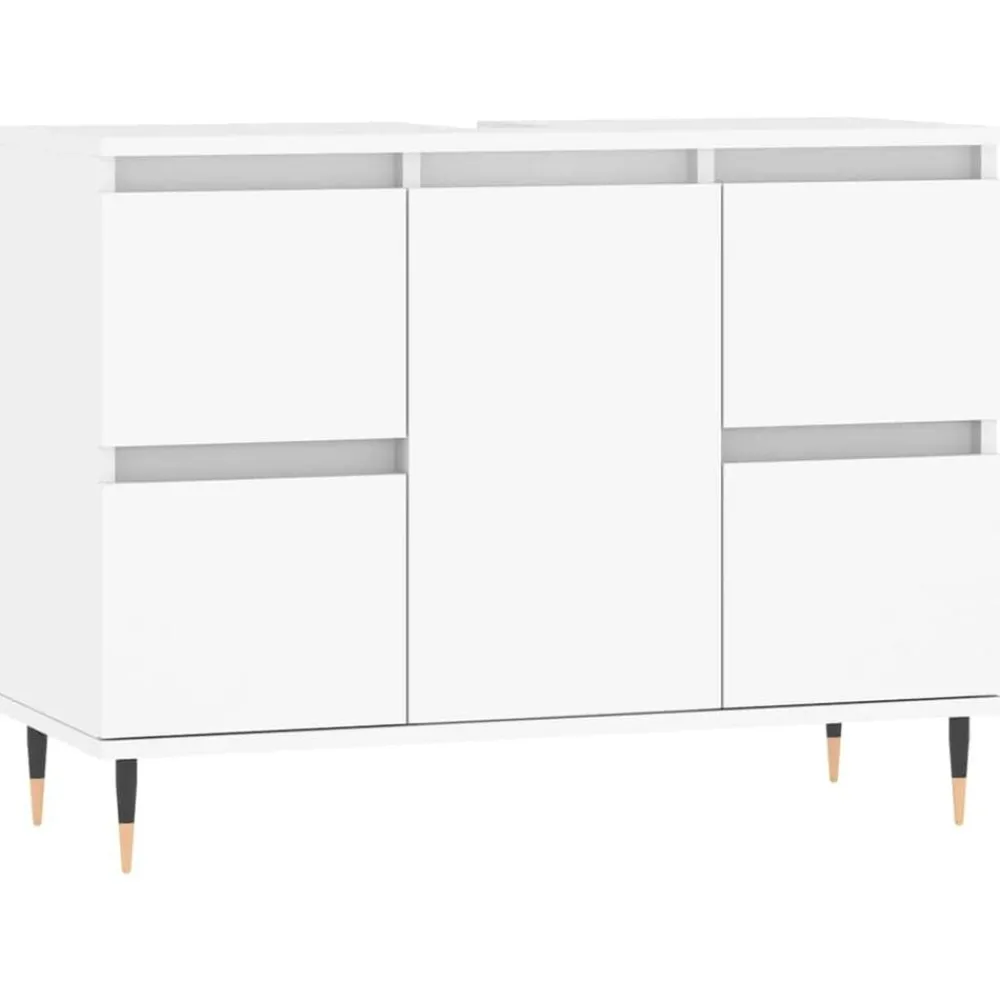 Badkamerkast 80x33x60 cm bewerkt hout>vidaXL Online