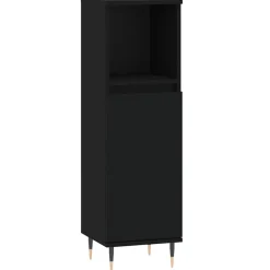 Badkamerkast 30x30x100 cm bewerkt hout>vidaXL Online