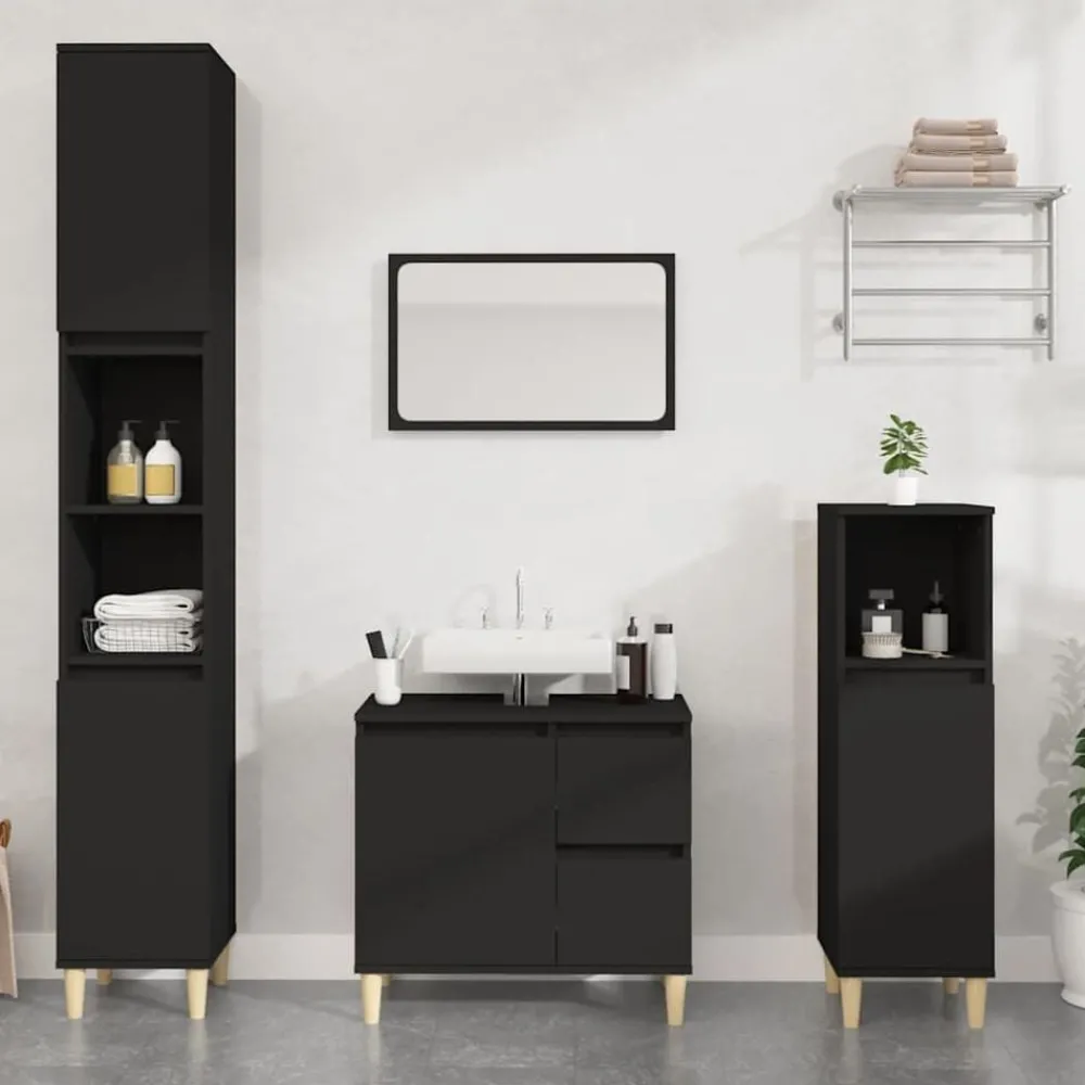 Badkamerkast 65x33x60 cm bewerkt hout>vidaXL Best