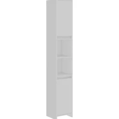 Meubelsets*vidaXL Badkamerkast 30x30x183,5 cm bewerkt hout Wit