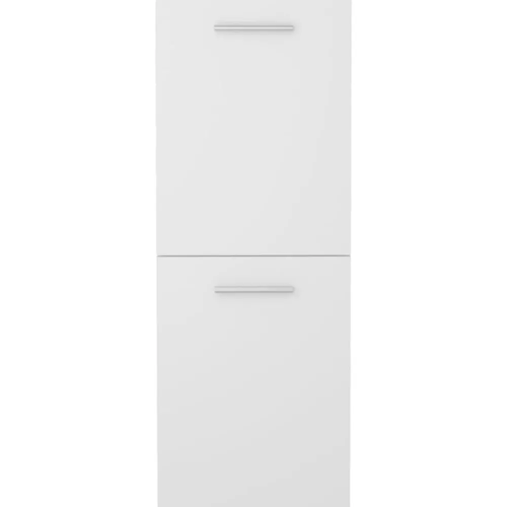Meubelsets*vidaXL Badkamerkast 30x30x80 cm bewerkt hout Wit