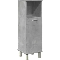 Meubelsets*vidaXL Badkamerkast 30x30x95 cm spaanplaat Betongrijs