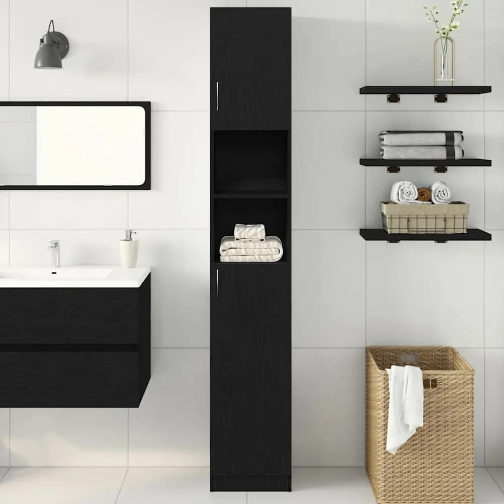 Badkamerkast 32x25,5x190 cm spaanplaat kleurig>vidaXL Clearance