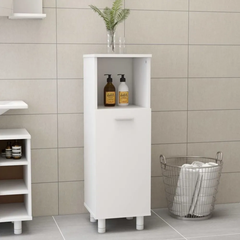 Badkamerkast 30x30x95 cm bewerkt hout>vidaXL Clearance