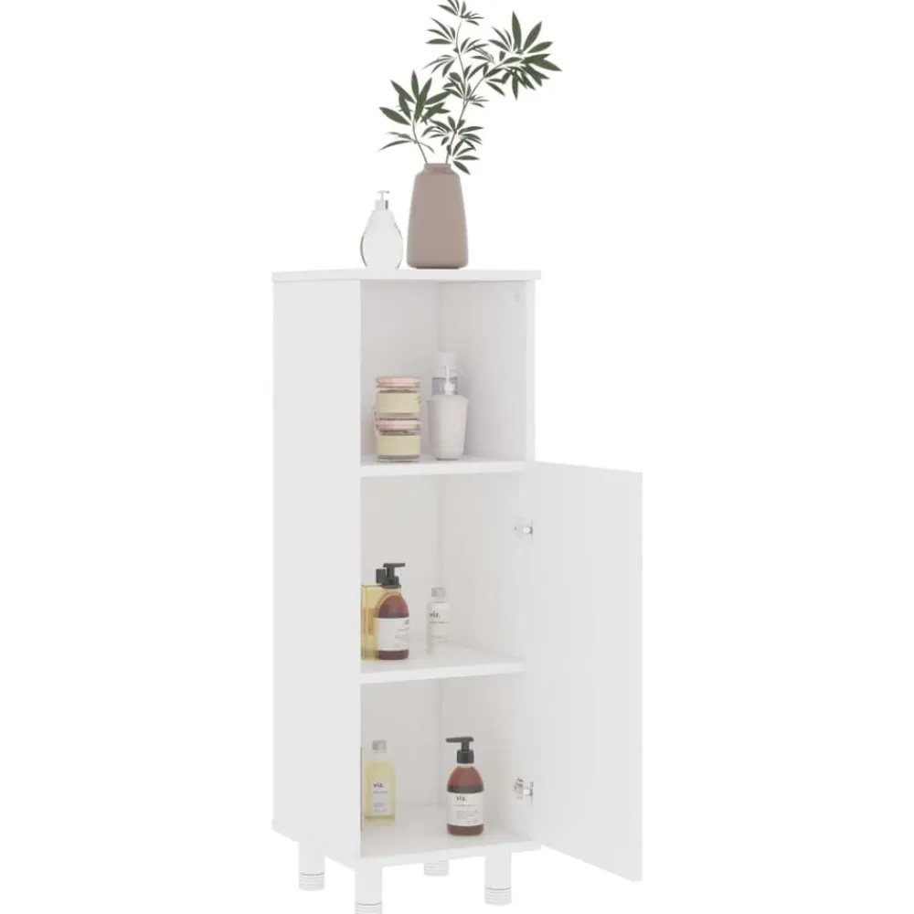 Badkamerkast 30x30x95 cm bewerkt hout>vidaXL Clearance