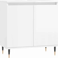 Badkamerkast 58x33x60 cm bewerkt hout>vidaXL Online