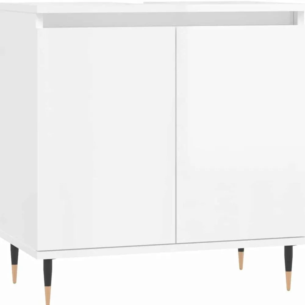 Badkamerkast 58x33x60 cm bewerkt hout>vidaXL Online