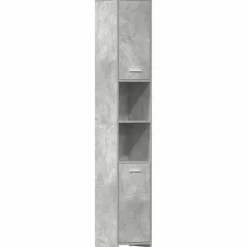 Badkamerkast 30x30x183,5 cm bewerkt hout>vidaXL