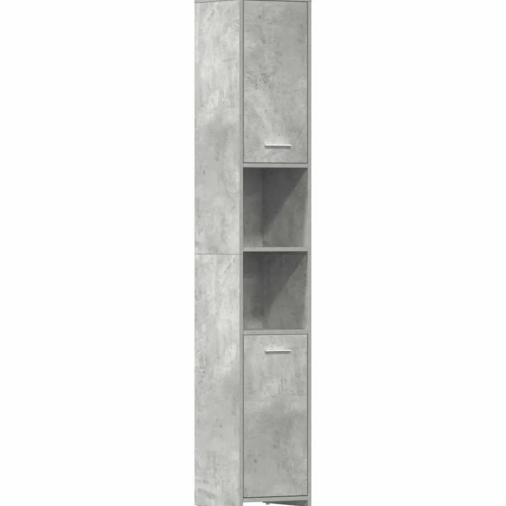 Badkamerkast 30x30x183,5 cm bewerkt hout>vidaXL
