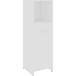 Meubelsets*vidaXL Badkamerkast 30x30x95 cm bewerkt hout Wit