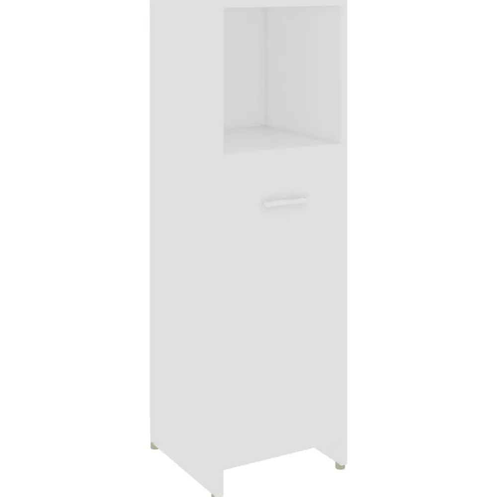Meubelsets*vidaXL Badkamerkast 30x30x95 cm bewerkt hout Wit