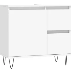 Badkamerkast 65x33x60 cm bewerkt hout>vidaXL Clearance