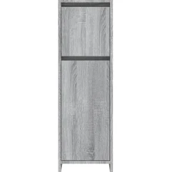 Meubelsets*vidaXL Badkamerkast 30x30x95 cm bewerkt hout eikenkleurig Grijs sonoma