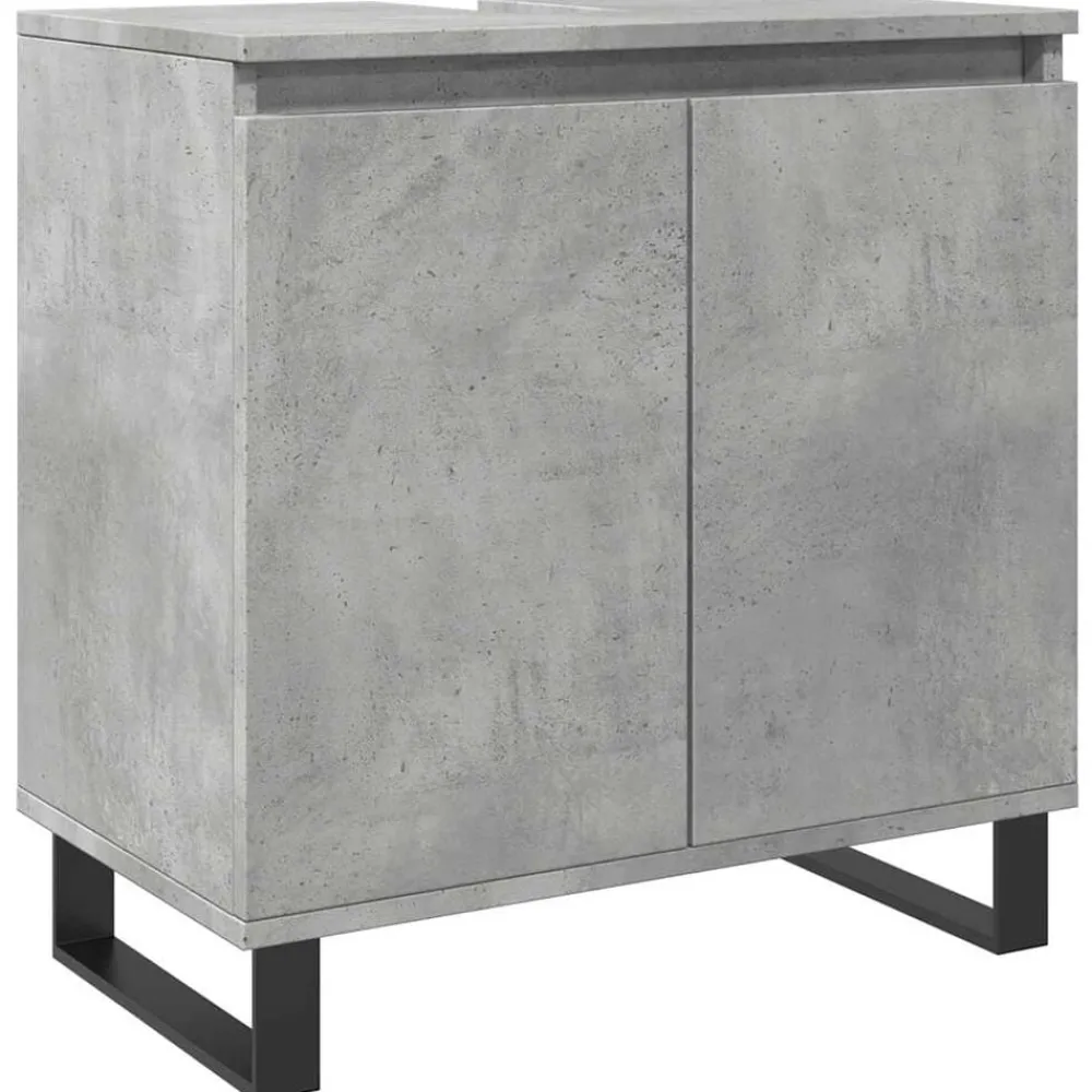 Badkamerkast 58x33x60 cm bewerkt hout>vidaXL Sale