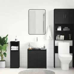 Badkamerkast 60x33x61 cm bewerkt hout><noscript><img width=