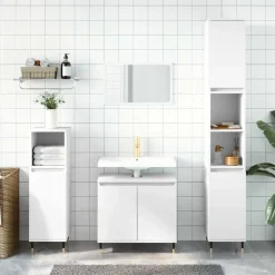 Badkamerkast 58x33x60 cm bewerkt hout>vidaXL Best