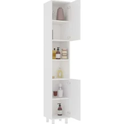Meubelsets*vidaXL Badkamerkast 30x30x179 cm spaanplaat Wit