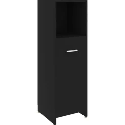 Badkamerkast 30x30x95 cm bewerkt hout>vidaXL Outlet