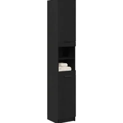 Badkamerkast 32 x 34 x 188,5 cm Geconstrueerd hout><noscript><img width=