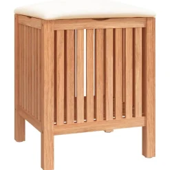 Badkamerkruk 40,5x40x52 cm massief walnotenhout>vidaXL Best