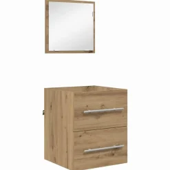 Badkamermeubelset met lade met opslag Bruin 41 x 38,5 x 48 cm>vidaXL Discount