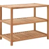 Badkameraccessoires*vidaXL Badkamerrek 65x40x55 cm massief walnotenhout