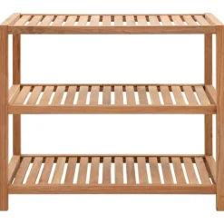 Badkameraccessoires*vidaXL Badkamerrek 65x40x55 cm massief walnotenhout