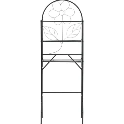 Badkameraccessoires*vidaXL Badkamerrek 60x33x174 cm Zwart