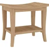 Badkamertafel 50x35x45 cm massief teakhout>vidaXL New