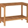 Badkamertafel 60x30x45 cm massief teakhout>vidaXL Discount