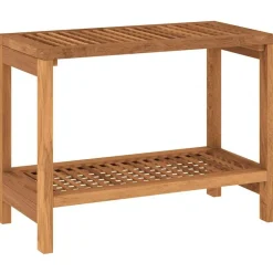 Badkamertafel 60x30x45 cm massief teakhout>vidaXL Discount