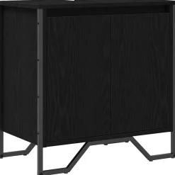 Badkamertenk te kast 60 x 35 x 60 cm Bewerkt hout>vidaXL Hot