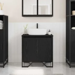 Badkamertenk te kast 60 x 35 x 60 cm Bewerkt hout>vidaXL Hot