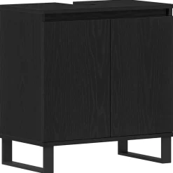 Badkamertenk te kast 58 x 33 x 60 cm Bewerkt hout>vidaXL New