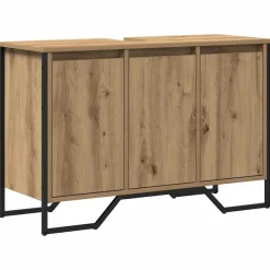 Badkamertenk te kast Artisan Eiken 91 x 35 x 60 cm Bewerkt hout>vidaXL Sale