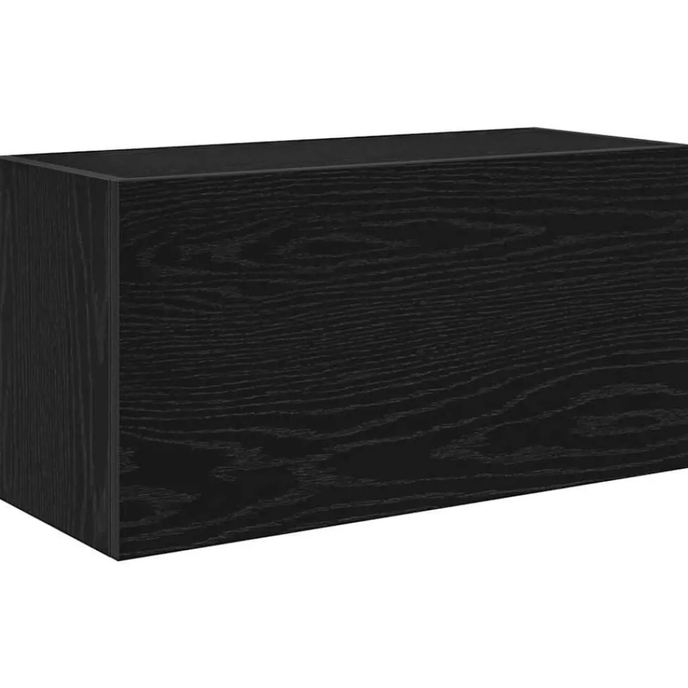 Kasten & Opbergmeubelen*vidaXL Badkamerwandkast 60x25x30 cm bewerkt hout Zwart