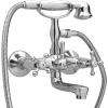 Sanitair & Loodgietersbenodigdheden*vidaXL Badkraan tweeknops en handdouche chroom
