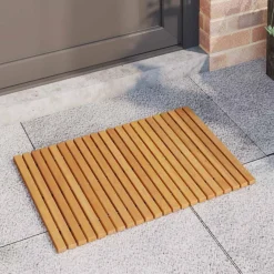 Badkameraccessoires*vidaXL Badmat Bruin 60 x 40 cm Massief Acaciahout